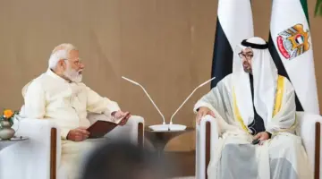 رئيس الدولة ورئيس وزراء الهند يبحثان تعزيز الشراكة الاستراتيجية الشاملة والتطورات الإقليمية